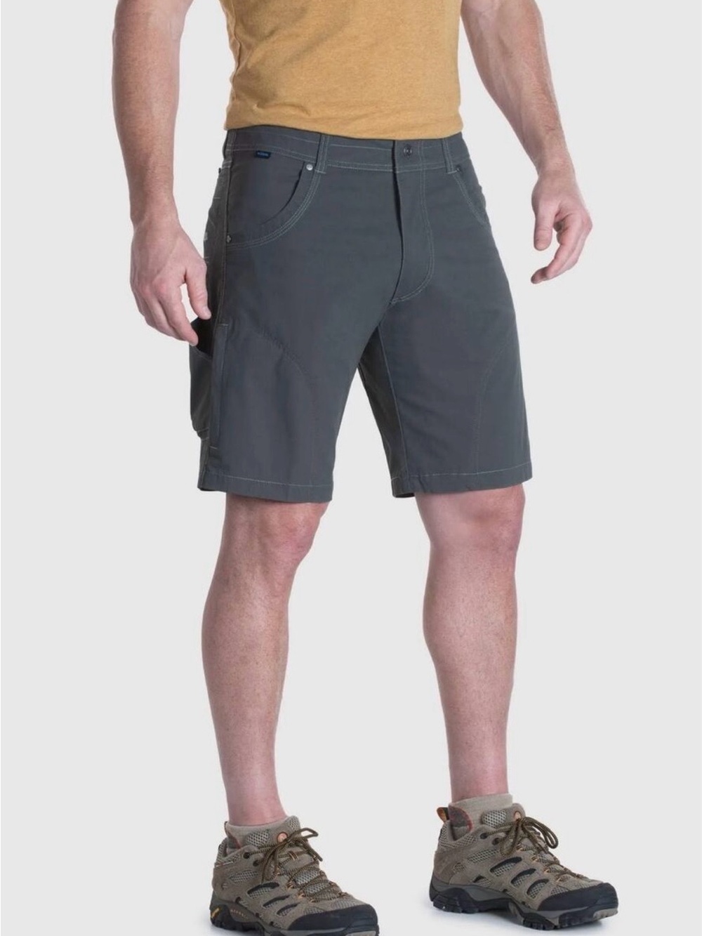 Kuhl Men’s RAMBLR Cargo Shorts Dark Gray Sz.34x10” Gorpcore Outdoors Trekking
